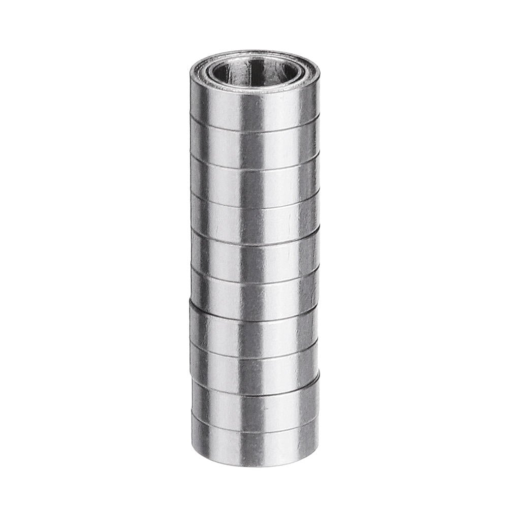 10pcs Bearing I.D 5mm Steel Double Shielded Miniature Deep Groove Ball Bearing
