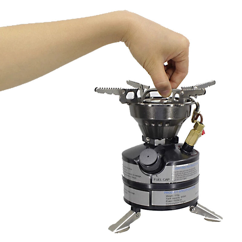 Professional Outdoor Camping Cooking Stove Lightweight Foldable Field Cooking One-piece Gasolin Stove