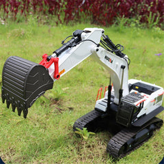 Toys 2.4G 22CH RC Excavator Alloy Vehicles w/ LED Light Sound Machine Toys Models