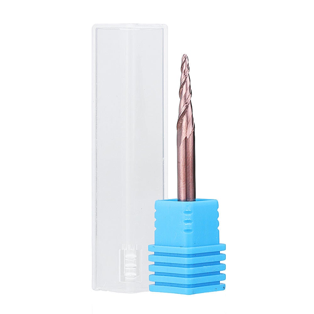 R0.25/ R0.5/ R0.75/ R1.0 *15*D4*50 2 Flutes Taper Ball Nose End Mill HRC50