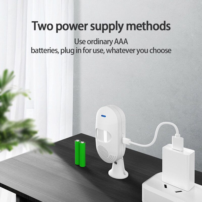 Smart WiFi PIR Motion Sensor Wireless APP Remote Control Human Body Sensor Home Infrared Detector Alarm Work with Alexa Google Home Tuya App