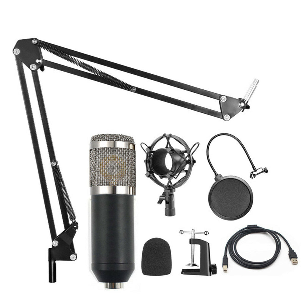 192KHz/24Bit Metal USB Microphone Set Condenser Live Record Wired Computer
