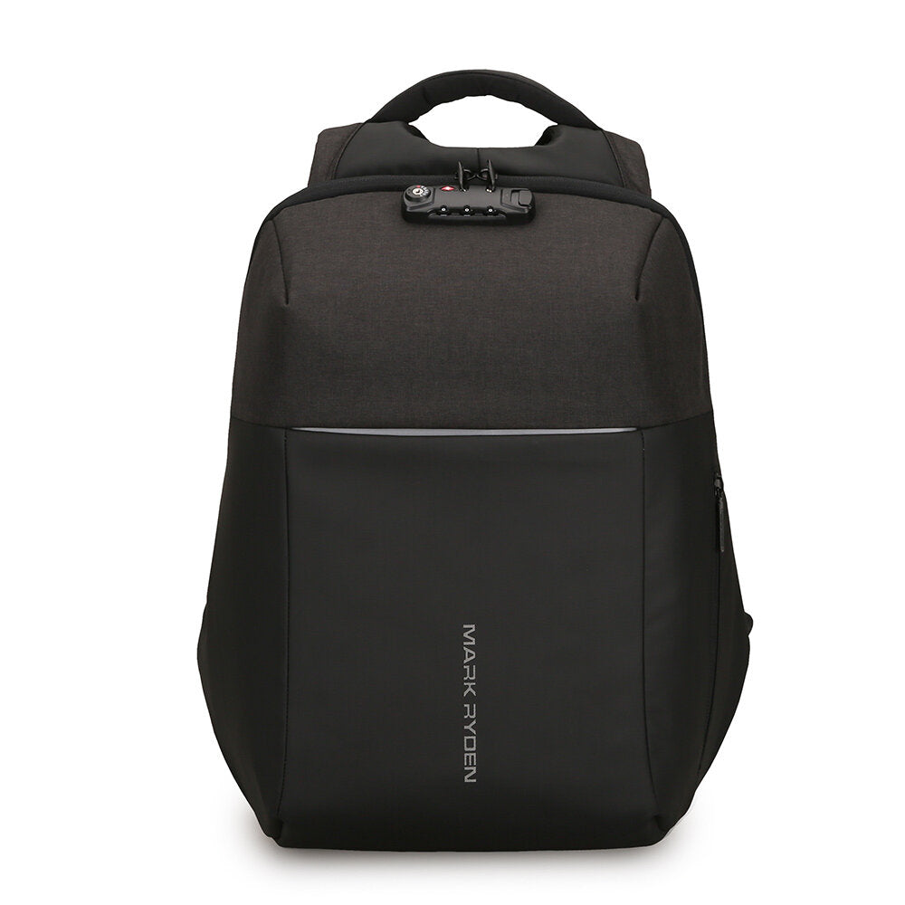 15.6 inch Backpack Anti-Theft USB Rechargeable Backpack Male Business Laptop Bag