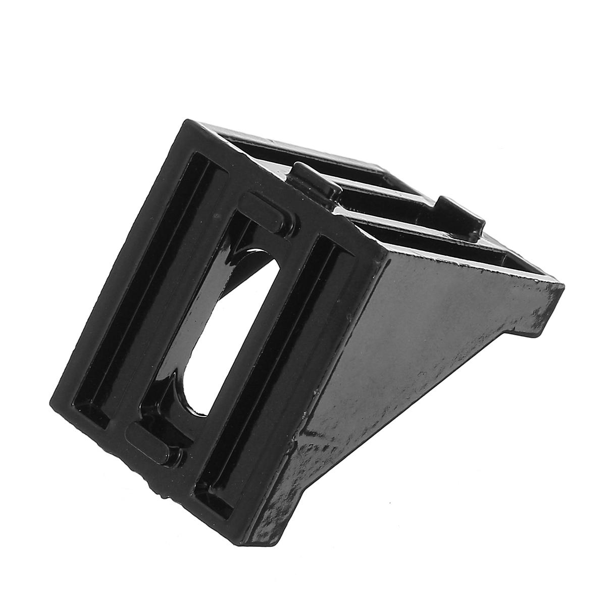 40x40mm Aluminium Black Angle Corner Joint Electrophoresis Right Angle Bracket 4Pcs