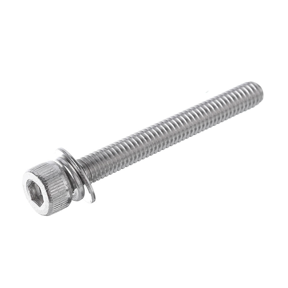 88Pcs M5 Hex Socket Knurled Cap Head Screw 304 Stainless Steel Bolt Assortment Set