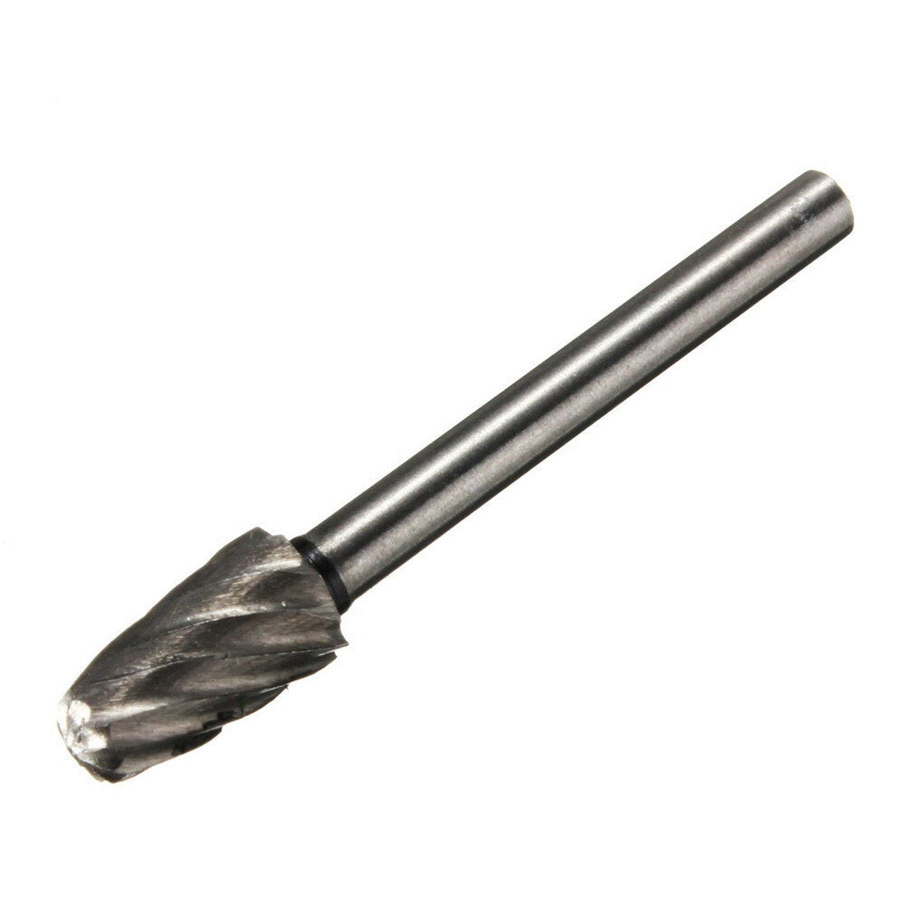10pcs 1/8 Inch Shank Milling Rotary File Burrs Set Wood Carving Rasps Router Bits Grinding Head