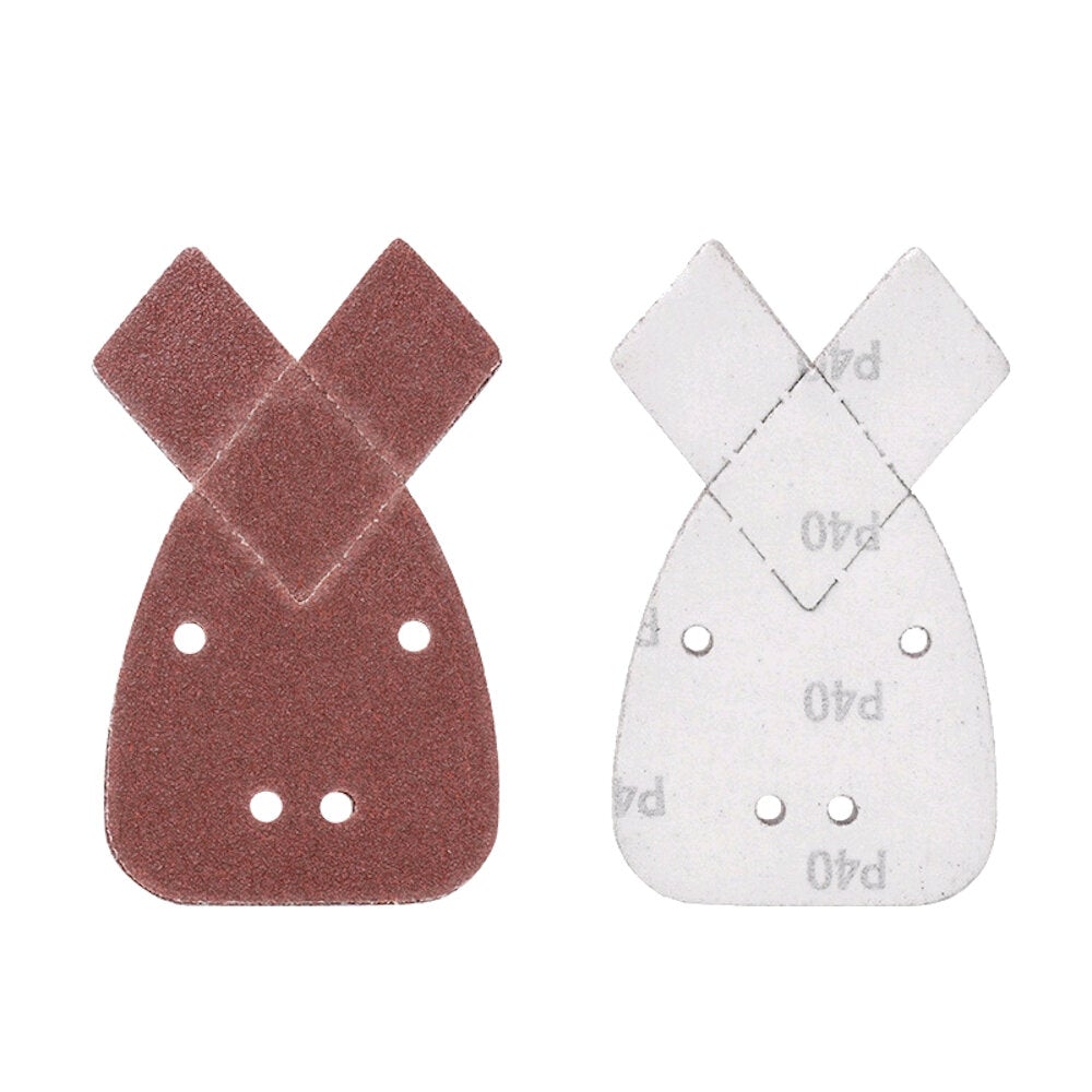 10pcs 40/80/120/240 Grit Sandpaper 4 hole Sand Disc Pad Self-adhesive Sandpaper Coarse Sand for Polishing