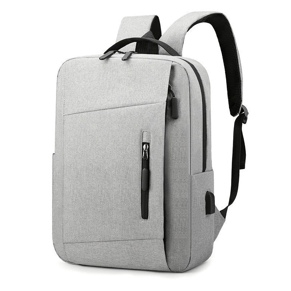 16 inch Leisure Backpack Laptop Bag Male Outdoors Travel Shoulders Storage Bag with USB Charging Schoolbag