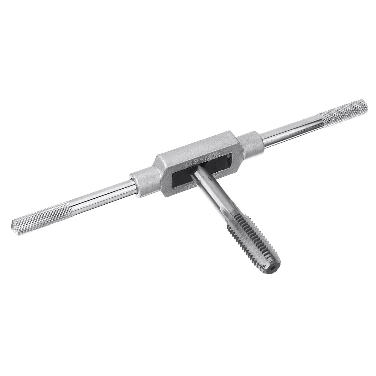 8pcs Screw Tap Set Hand Tap Thread Metric Plug Tapping Threading Taps Wrench Tool