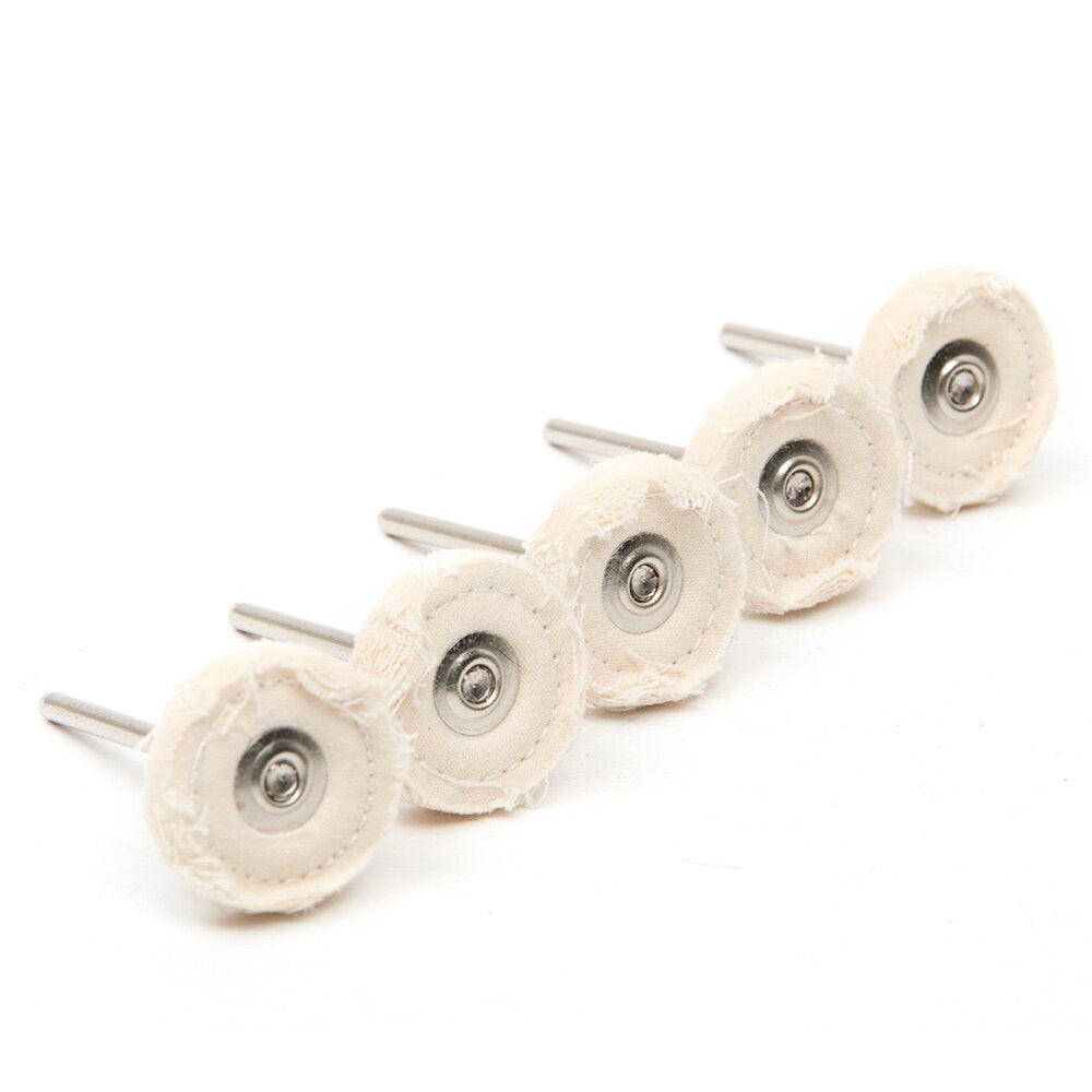 60Pcs Mini Brush Scouring Pad Abrasive Wheel Nylon Fiber Grinding Sanding Head Buffing Polishing Wheel
