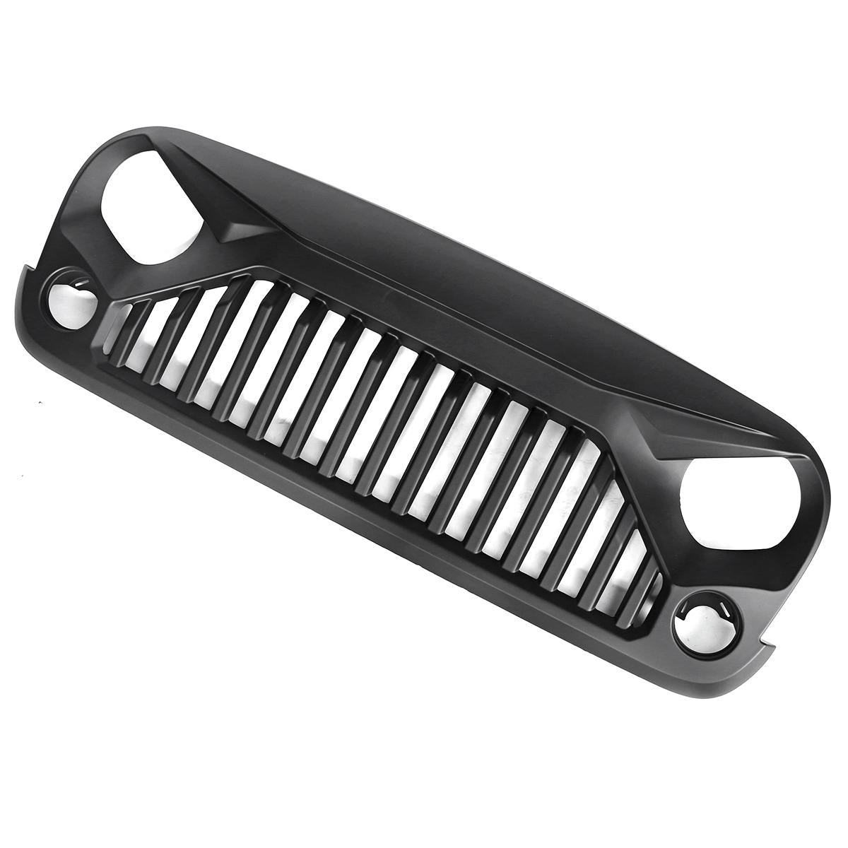 Black Front Hood Grille For Jeep Wrangler 2007-2017