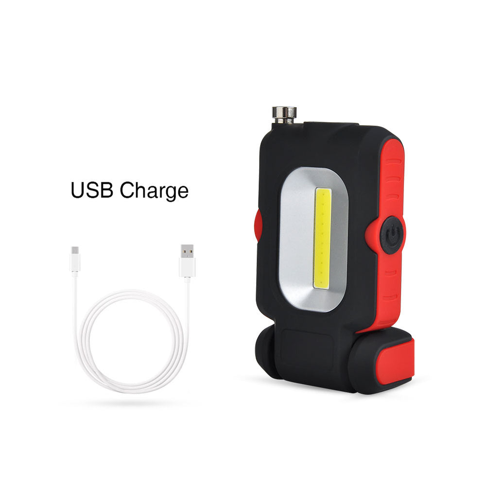 5 in1 LED + COB Dual Light Magnetic Antenna Picker Work Light