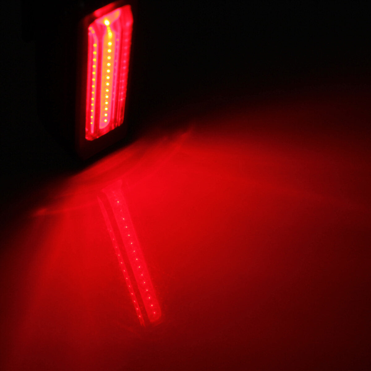 6-Modes 100LM COB Bicycle Red Warning Light Night Cycling Bike Front Rear USB Rechargeable LED Light Waterproof Taillight Bike Light
