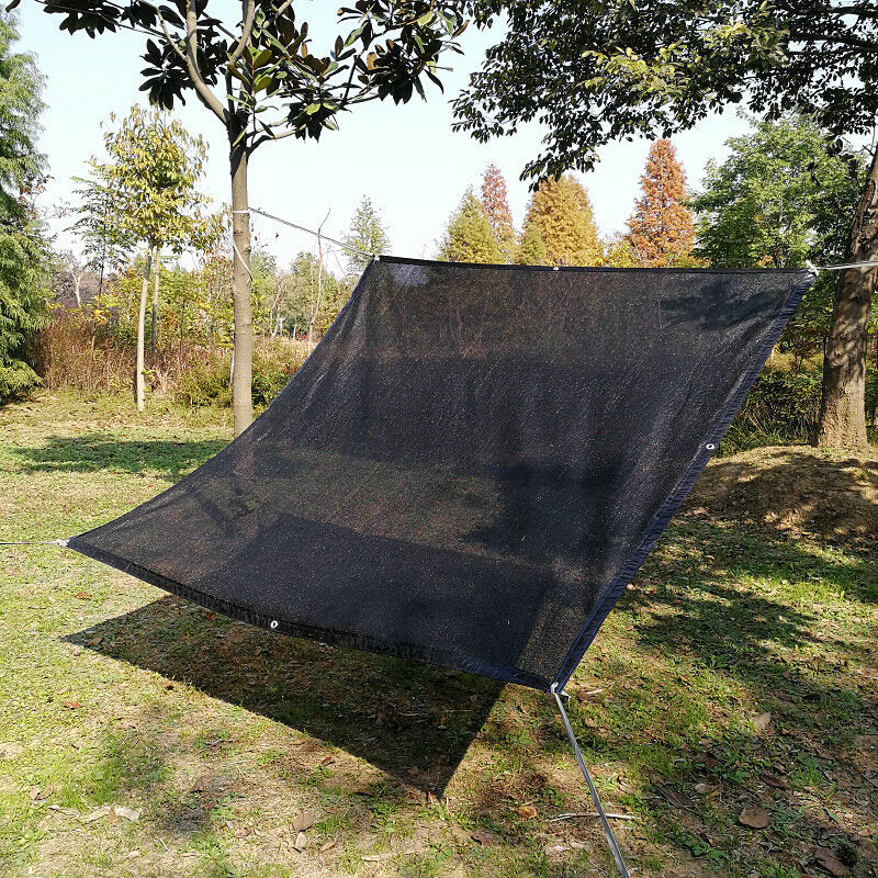 PE Sunshade Net Anti-UV Sunblock Shade Cover Greenhouse Cover 90% Shading Rate Awning Canopy Outdoor Camping Garden Patio