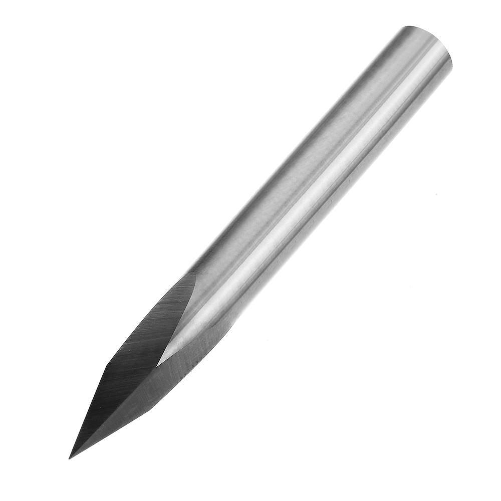 5pcs 6mm Shank 0.1mm Tip 30 Degree Tungsten Steel Engraving Bit CNC Tool