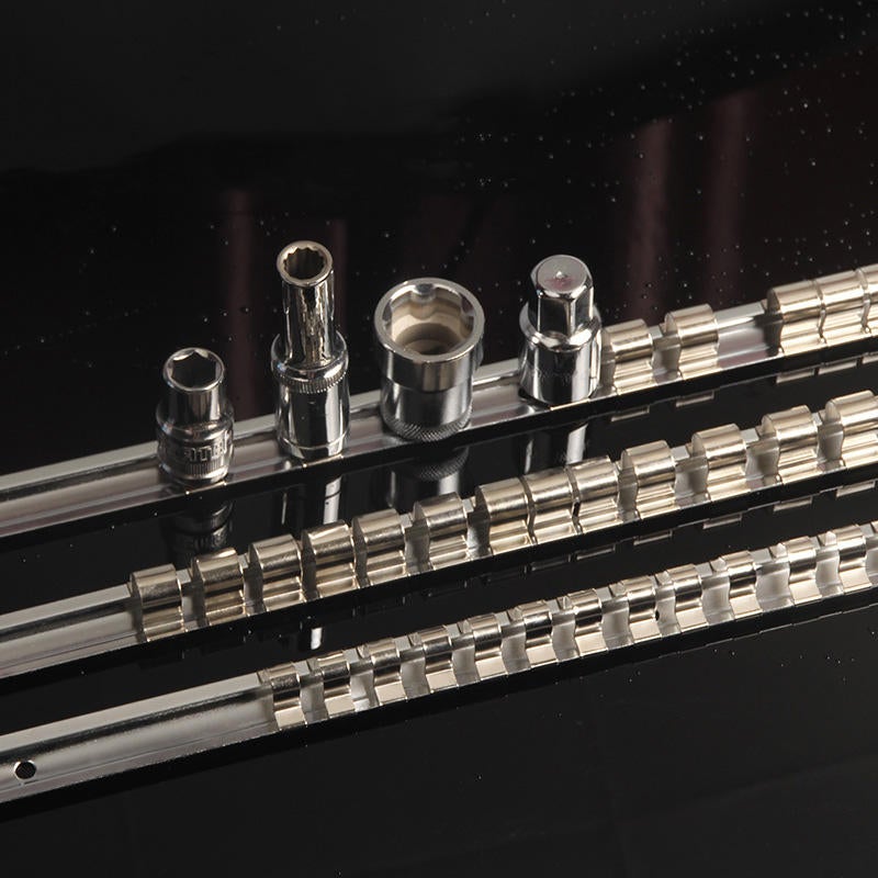 1/2 Inch Mountable Socket Organizer Rail Holder Stainless Steel Clips Tools