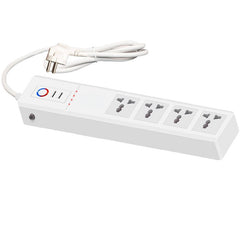Smart Power Strip 16A Universal With 4 Outlets/2* USB Ports Remote Voice Control Indian Plug Sockets Compatible With Amazon Alexa Google Home 2500W