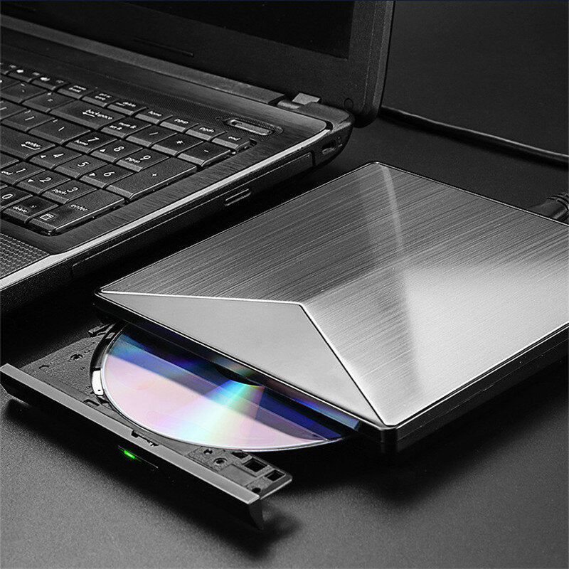 External USB3.0 Mobile Optical Drive CD/DVD-ROM Combo DVD RW ROM Burner Laptop External Desktop All-in-One for WIN/MAC