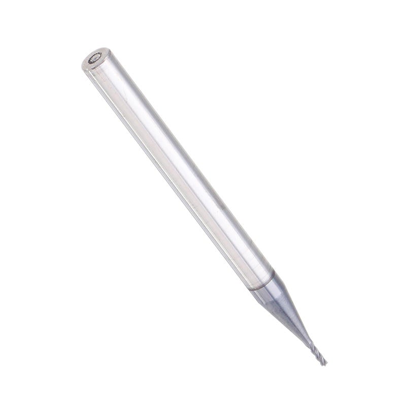 10pcs 1mm HRC55 TiAlN 2 Flutes End Mill Cutter Tungsten Carbide Milling Cutter CNC Tool