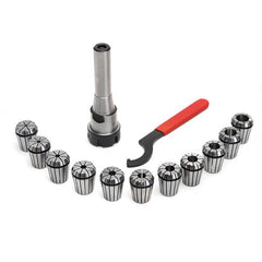 11pcs Spring Collets Set With Collet Chuck Holder For CNC Milling Lathe Tool