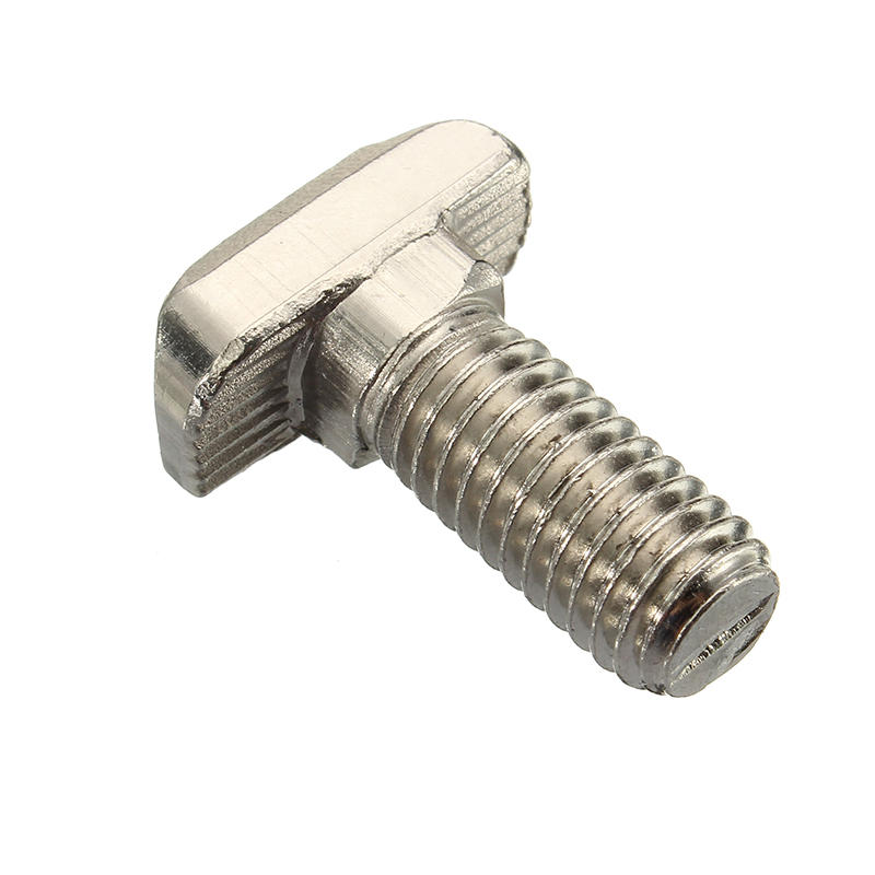 10Pcs M8 40 T-Bolt Carbon Steel European Standard Screws