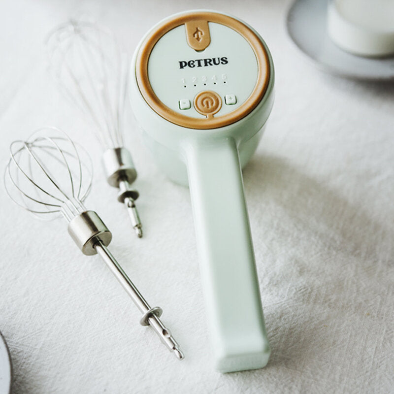 Hand Mixer 80W Wireless Rechargeable Mini Egg Beater