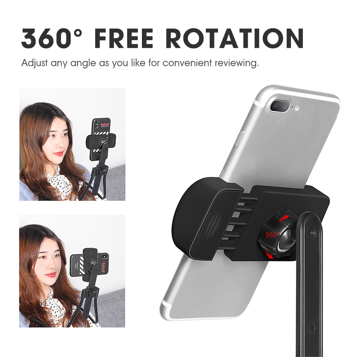 Flexible Mobile Phone Holder Lazy Hanging Neck Bracket 360 Degree For Smartphone Netbook