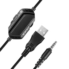 Camouflage Color Gaming Headset 50mm Driver Unit RGB Light Noise Reduction 3.5mm USB Port for PS4 PC Xbox One Switch