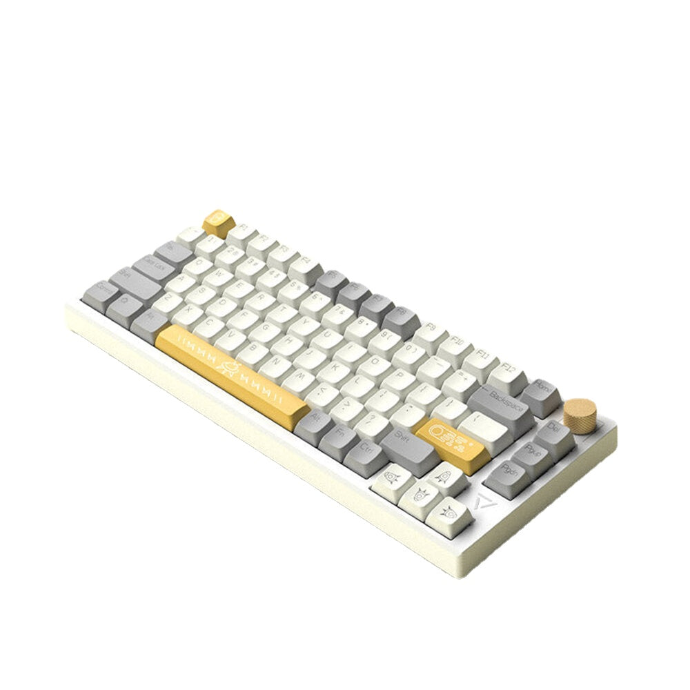 Mechanical Keyboard 81 Keys PBT Sublimation MDA Profile Keycaps Triple-Mode