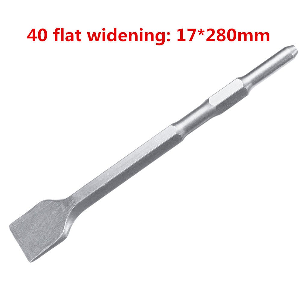 17mm SDS Plus Chisel Flat/Point/U Type For Electric Hammer Drill Jackhammer 0810/0840