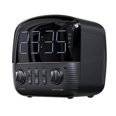 Wireless Bluetooth Speaker Mini Audio Alarm Clock FM Radio Retro Home Subwoofer for Outdoor Mobile Phone Computer Car