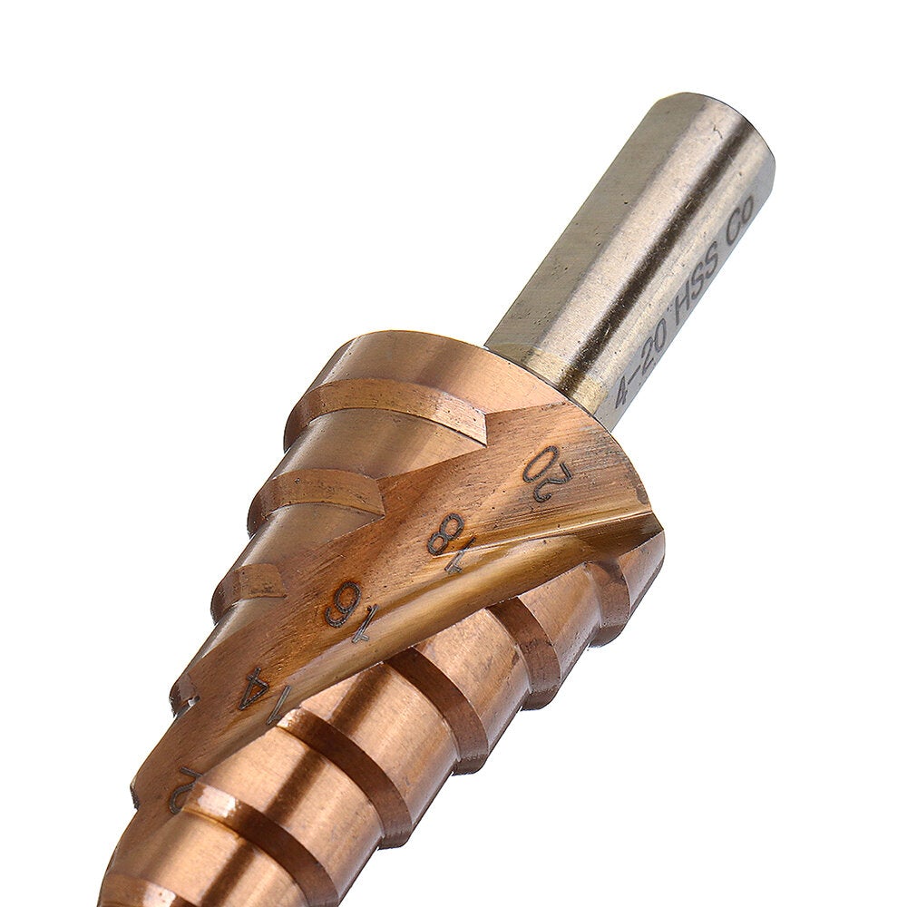 M35 Cobalt Step 4-12/4-20/4-32mm HSS Drill Bits Triangle Shank