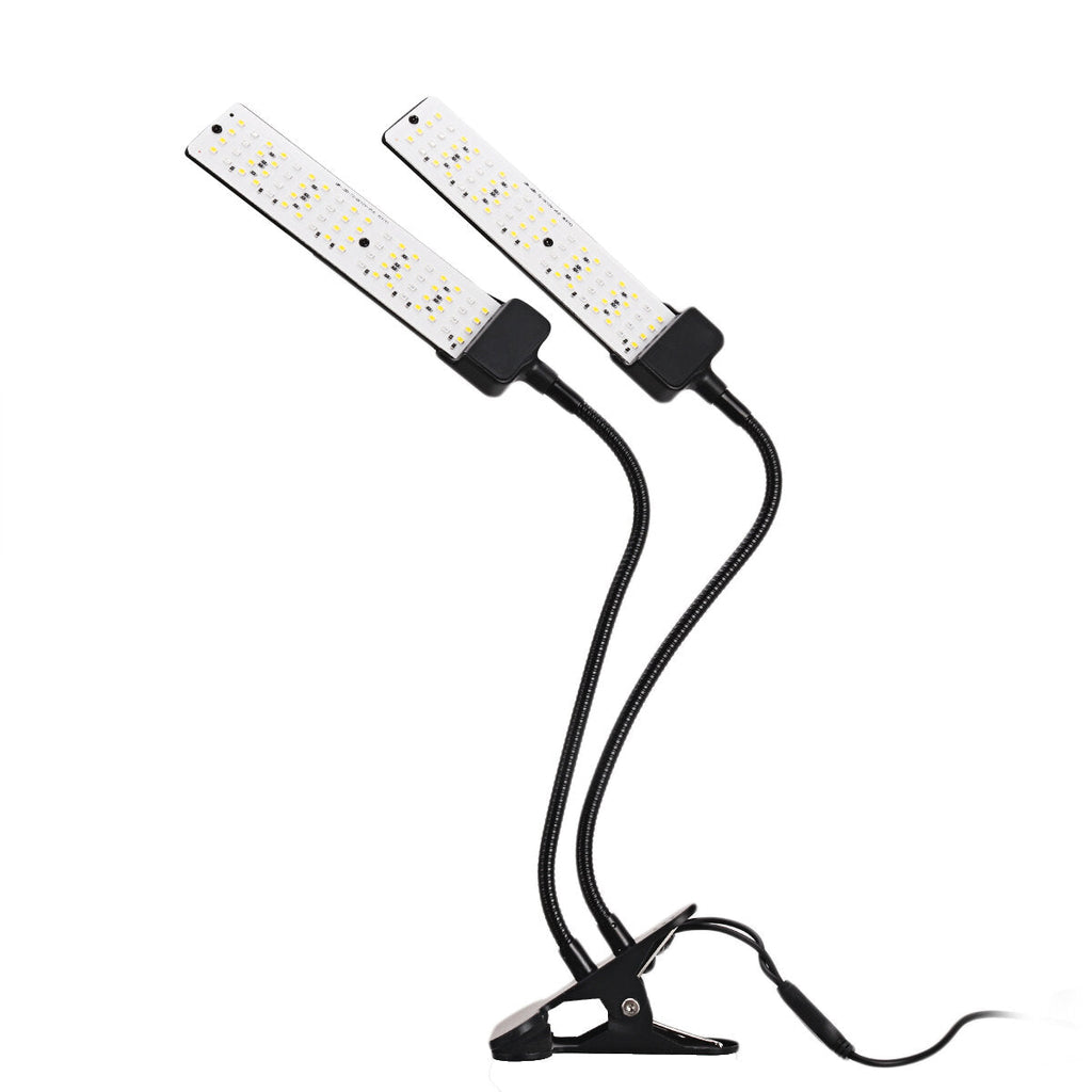 1/2/3/4 Heads USB Plant Grow Light Strip Hydroponic with Securing Clip