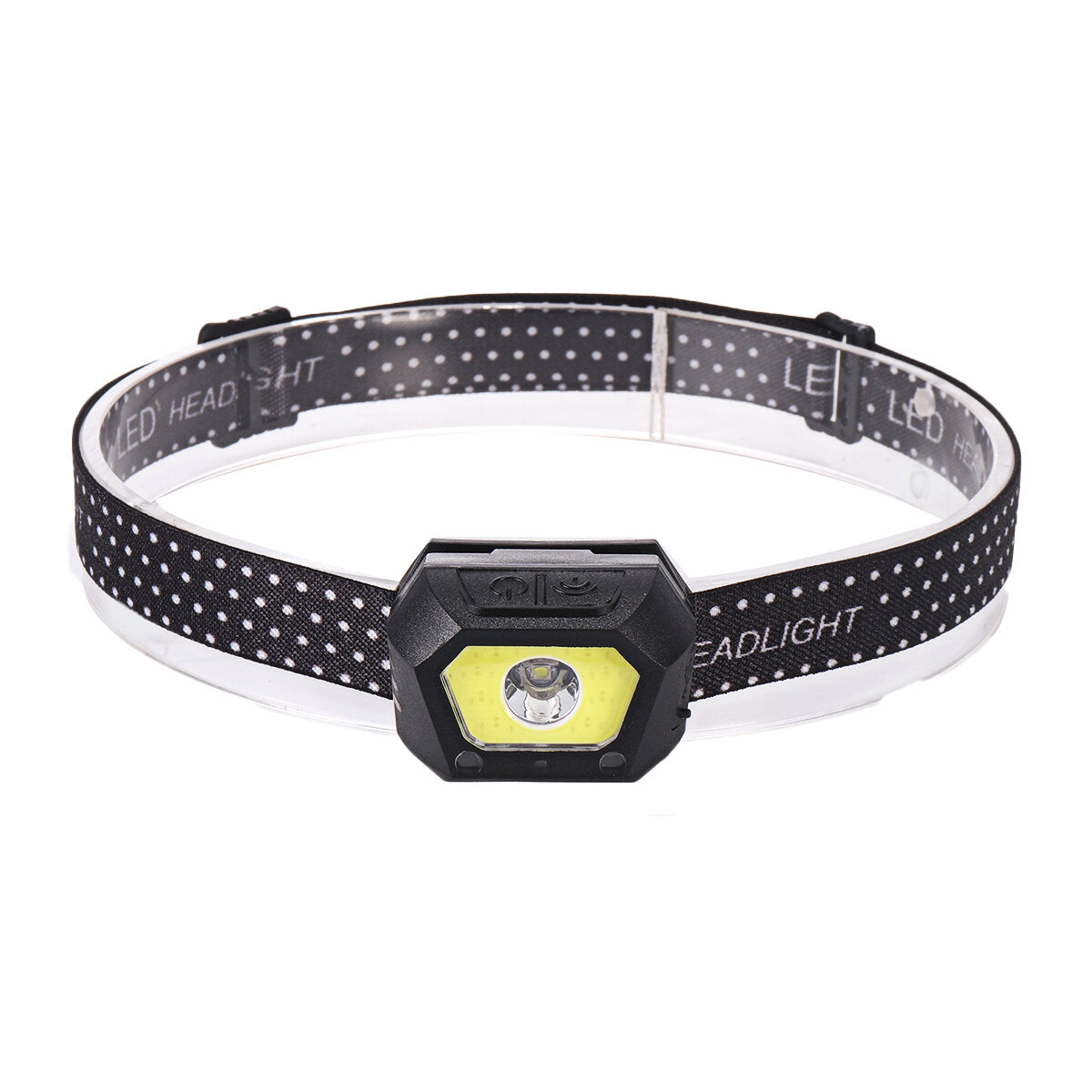 2PCS Five Modes Induction Headlamp USB Rechargeable Adjustable IPX65 Waterproof Outdoor Cycling Climbing Lighting