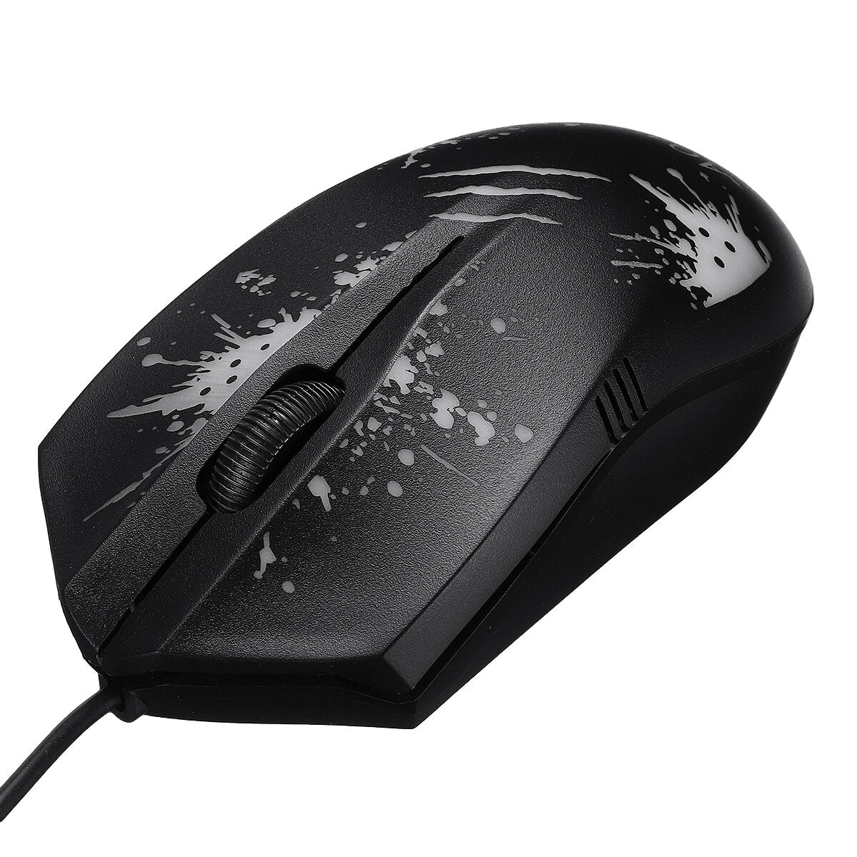 4-in-1 Gaming Kit Set Wired Keyboard & Mouse & Mouse Pad LED Gaming Over-Ear Headset Combo Set