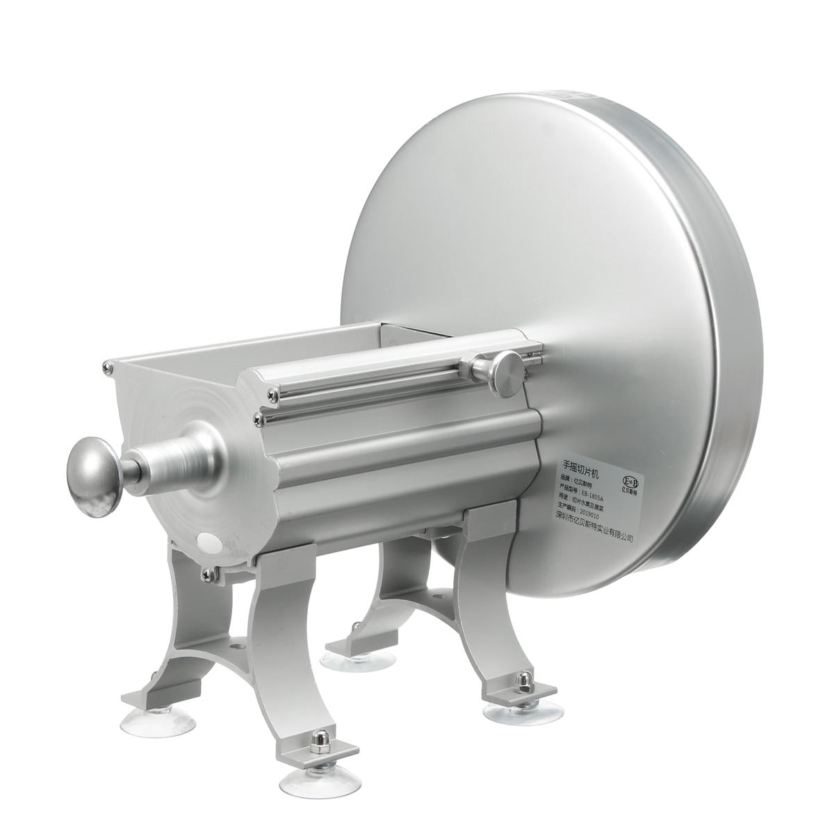 Silver Stainless Steel Slicer Manual Commercial Fruit Vegetable Slicing Machine Tools