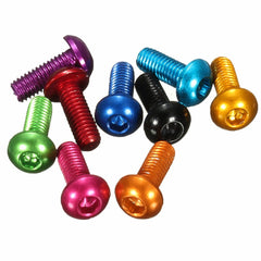 10Pcs M38mm Hex Socket Screws Round Head Cap Screws 7075 Aluminum Alloy