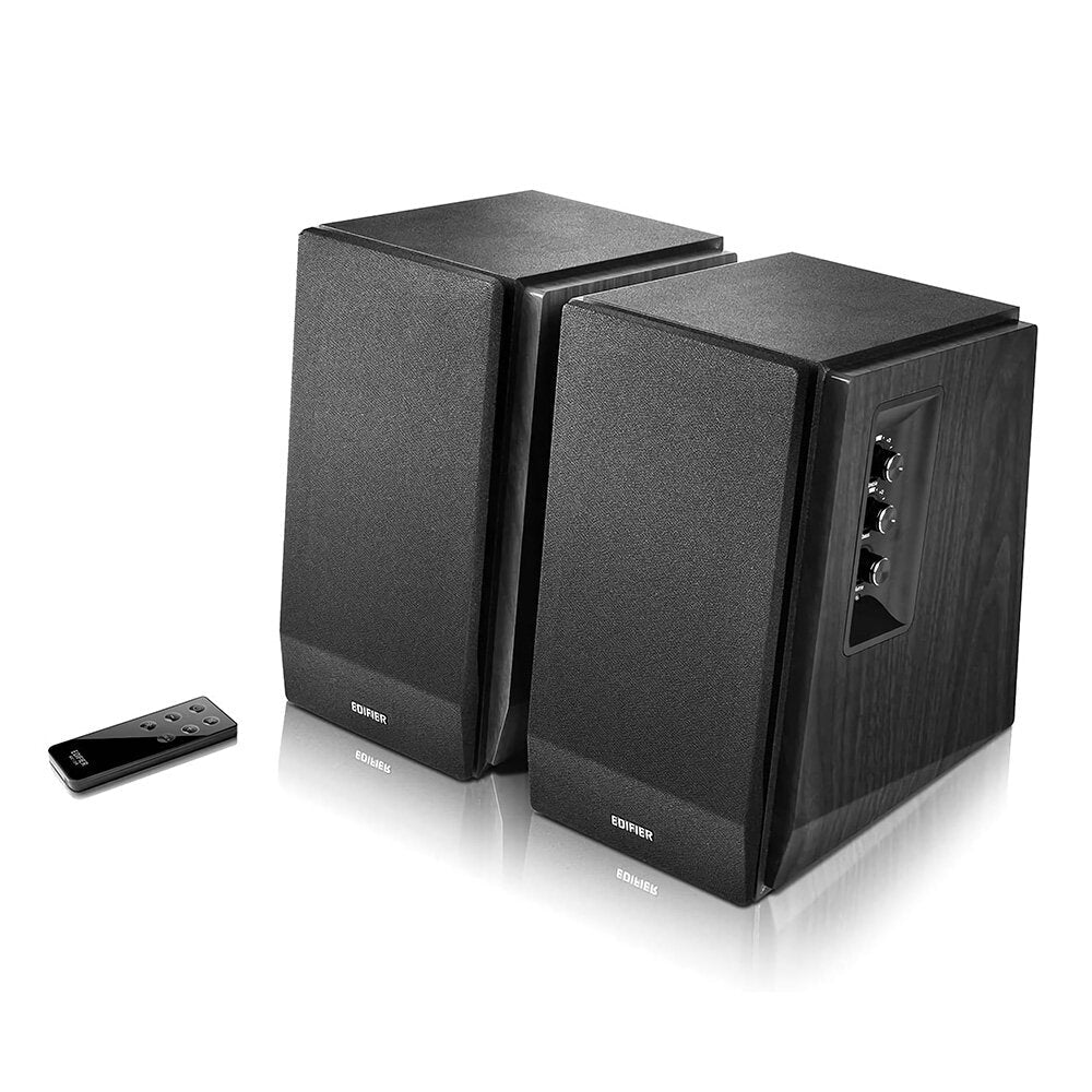 Bluetooth Bookshelf Speakers 66W AUX Input Class D Amplifier Universal 100V-240V Fitment Surround Stereo Sound