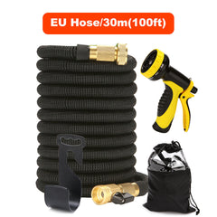 Expandable Garden EU/US Hose Durable Flexible Lightweight Water Spray