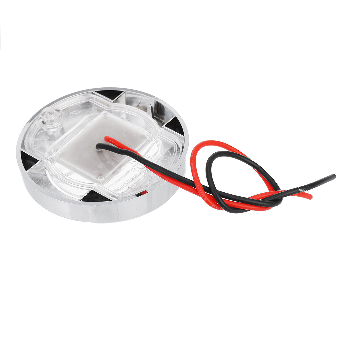 12V 6 LED Round Lights Chrome Transom Mount For Marine Boat Yacht Stern Navigation