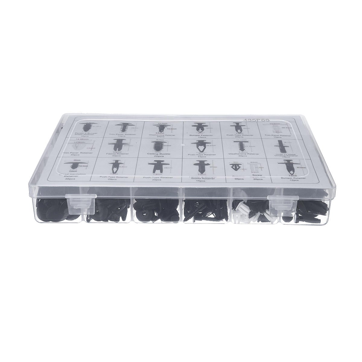 477Pcs Universal Bumper Fastener Rivet Clip Expansion Screw and Fastener Tool For Car