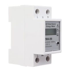 WiFi Smart Power Meter Switch Power Consumption Energy Monitoring Meter 110V 220V Din Rail Smart Life/Tuya App Remote Control