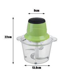 Electric Meat Grinder 90W 2L Capacity Household Automatic Mincer Kitchen Food Processor