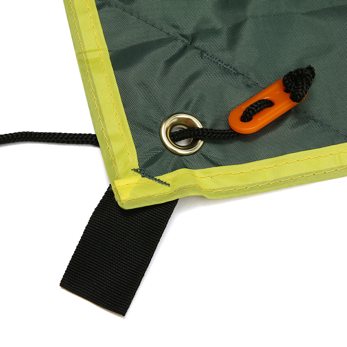 275*275CM Camping Tarp Made Of 420D Oxford Cloth Sunshade UV Protection Lightweight Shelters With 6 Aluminum Ground Studs&6 pieces of 3m Buckle Rope