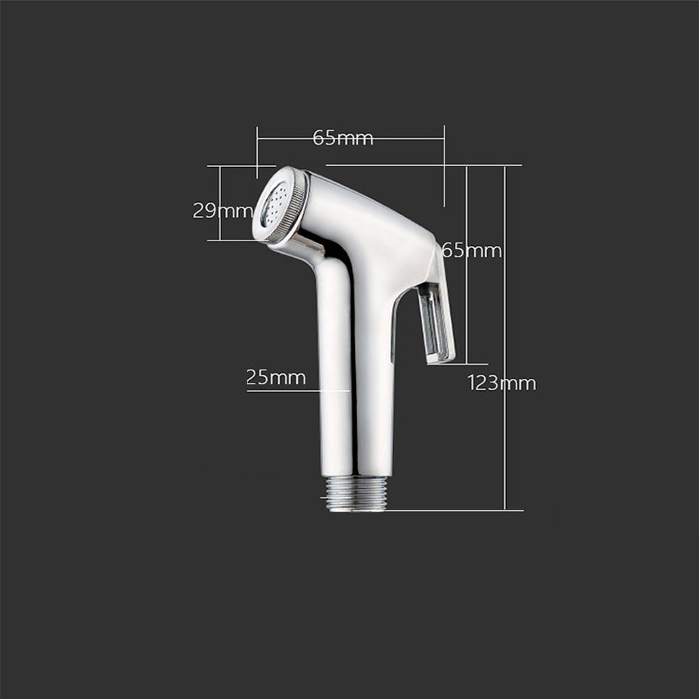 ABS Bathroom Portable Bidet Sprayer Handhold Toilet Bidet Shower Head Sprayer for Personal Hygiene w/ 1.5m Stainless Steel Hose