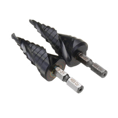 HRC89 M35 Cobalt Step Drill Bit 4-22mm/5-21mm TiAlN Coated Step Drill 1/4 Inch Hex Shank