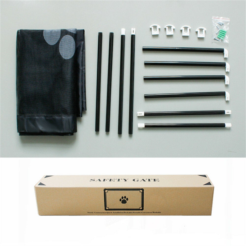 Pet Barrier Fences Portable Folding Mesh Dog Gate Pet Separation Safety Guard Isolated Fence