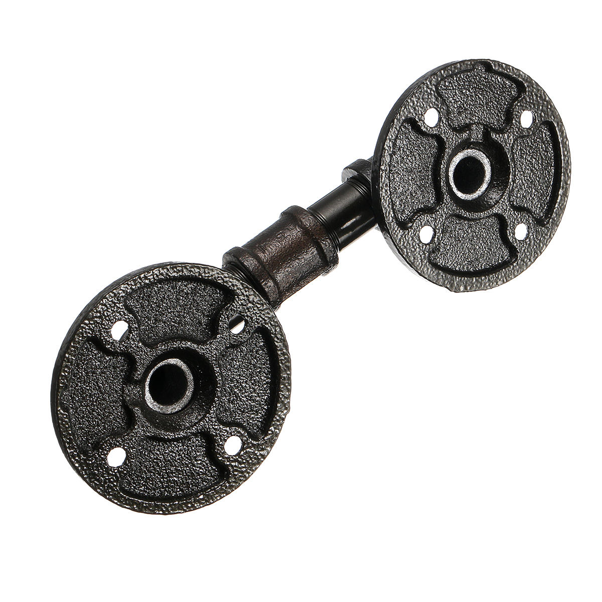 Industrial Vintage Steampunk Iron Pipe Drawer Door Handle Pull&Push Rustic Cabinet Handle