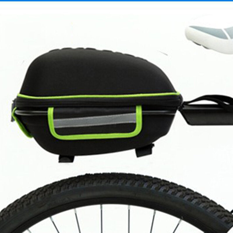 Hard Shell Type Drop-proof Large Capacity Convenient Installation Free Waterproof Cover Bicycle Rack Bag