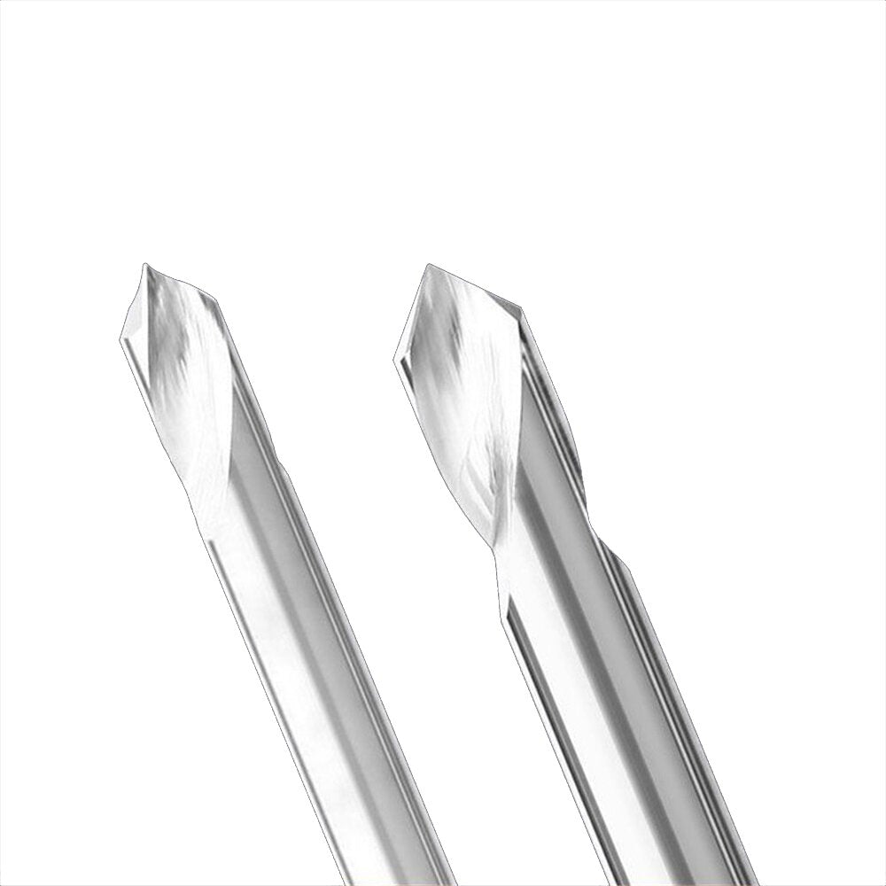2 Edge 90 Degree Centering Drill Aluminum Fixed Point Carbide Knife Gong Cnc Tool Without Coating